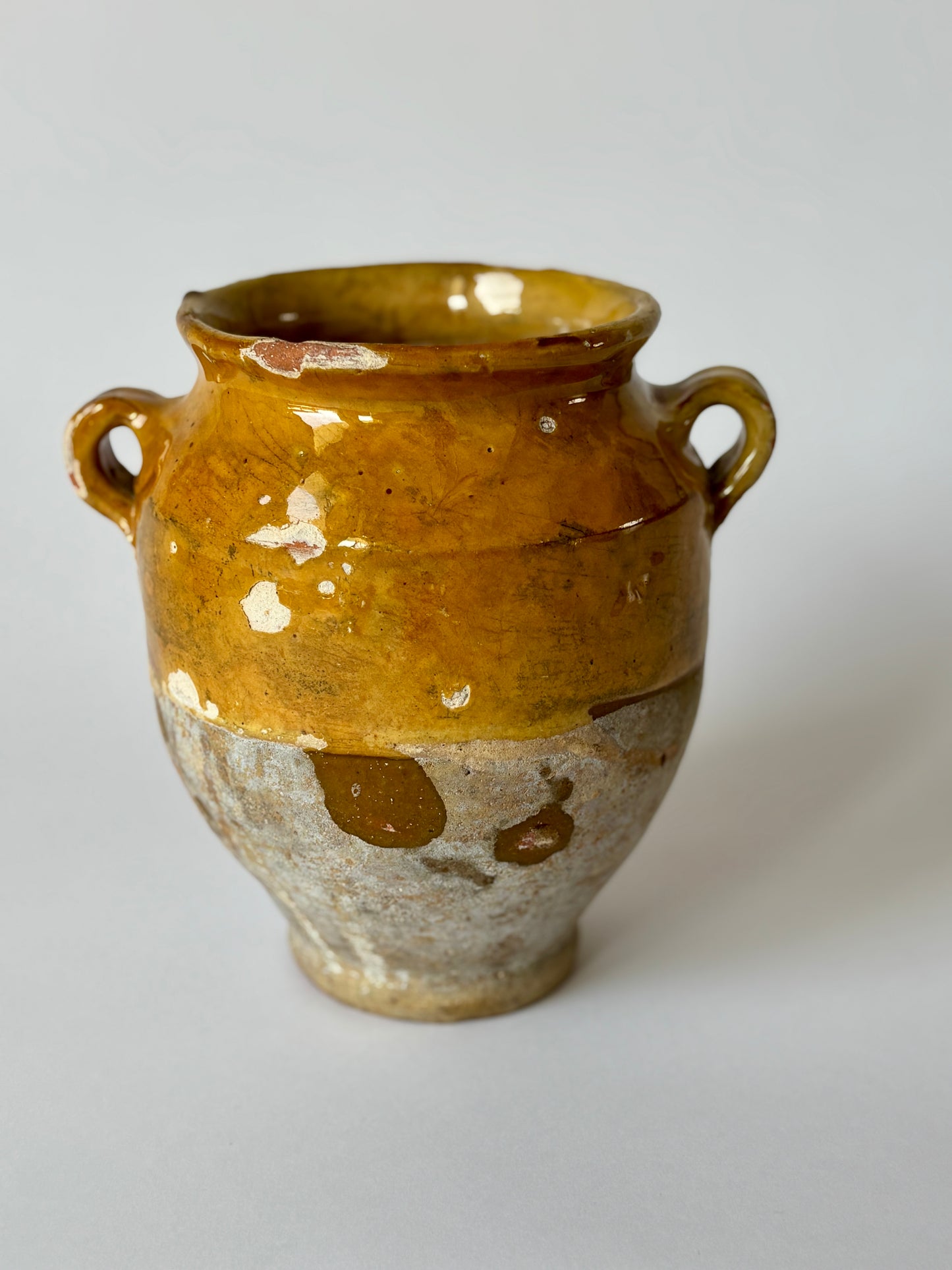 Antique French confit pot