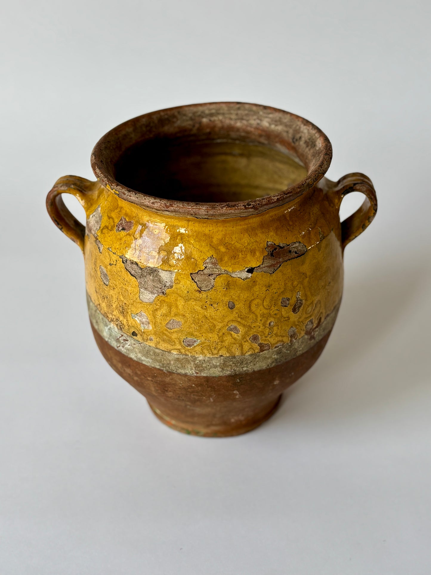 Antique French confit pot