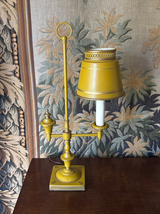 Vintage toleware lamp