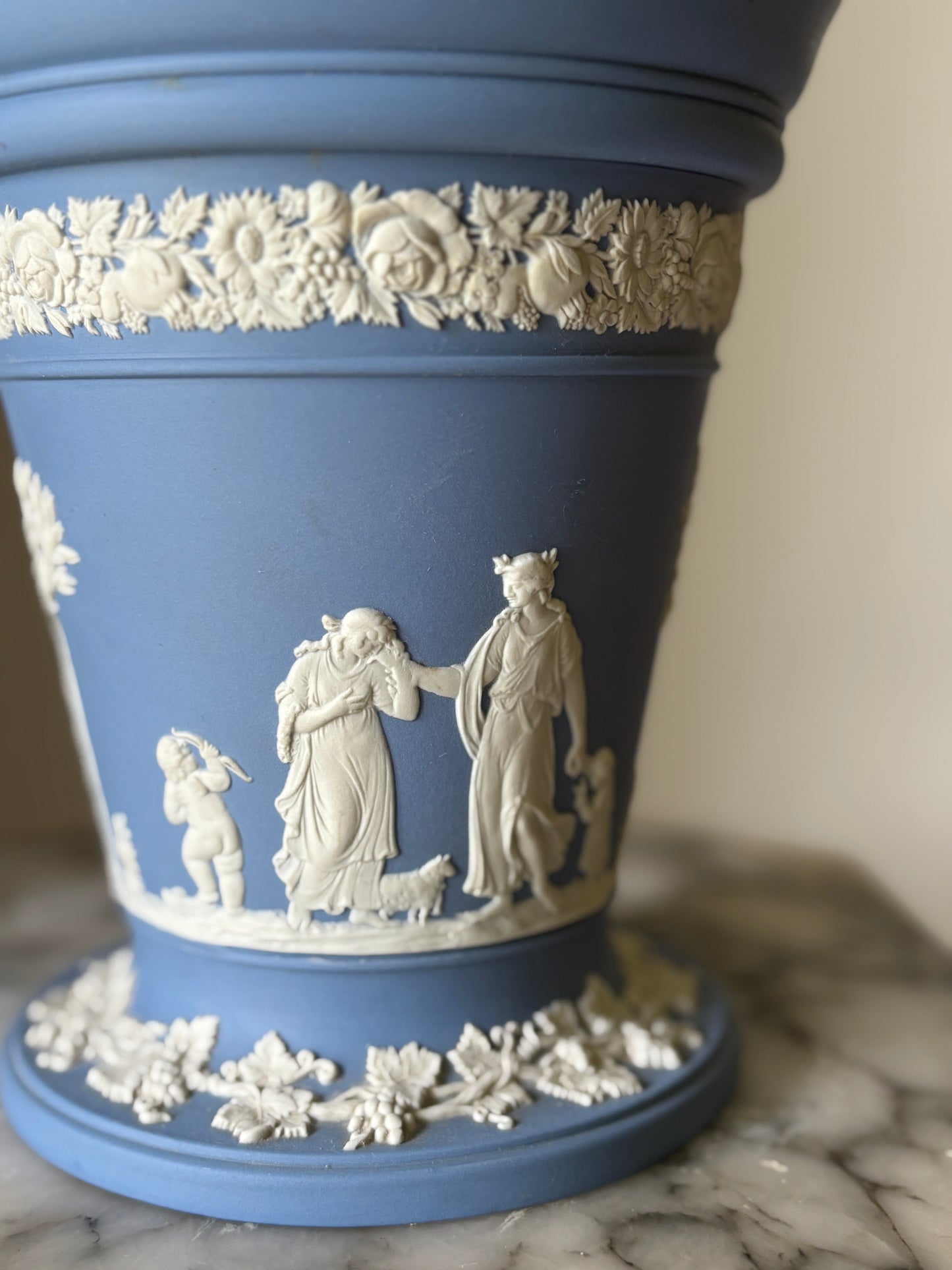 Vintage Wedgewood Jasperware vase