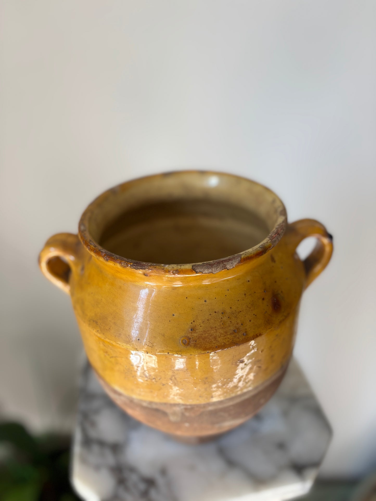 Antique French confit pot