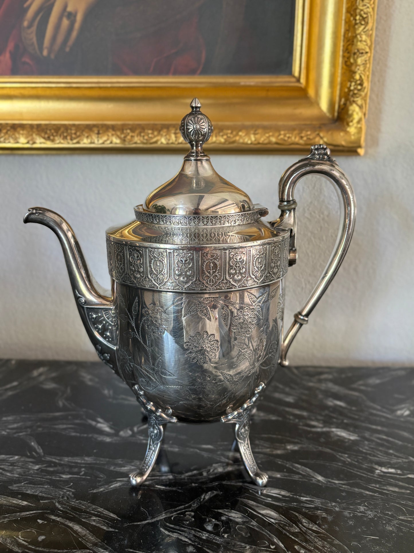 Antique Reed and Barton 5 piece tea service