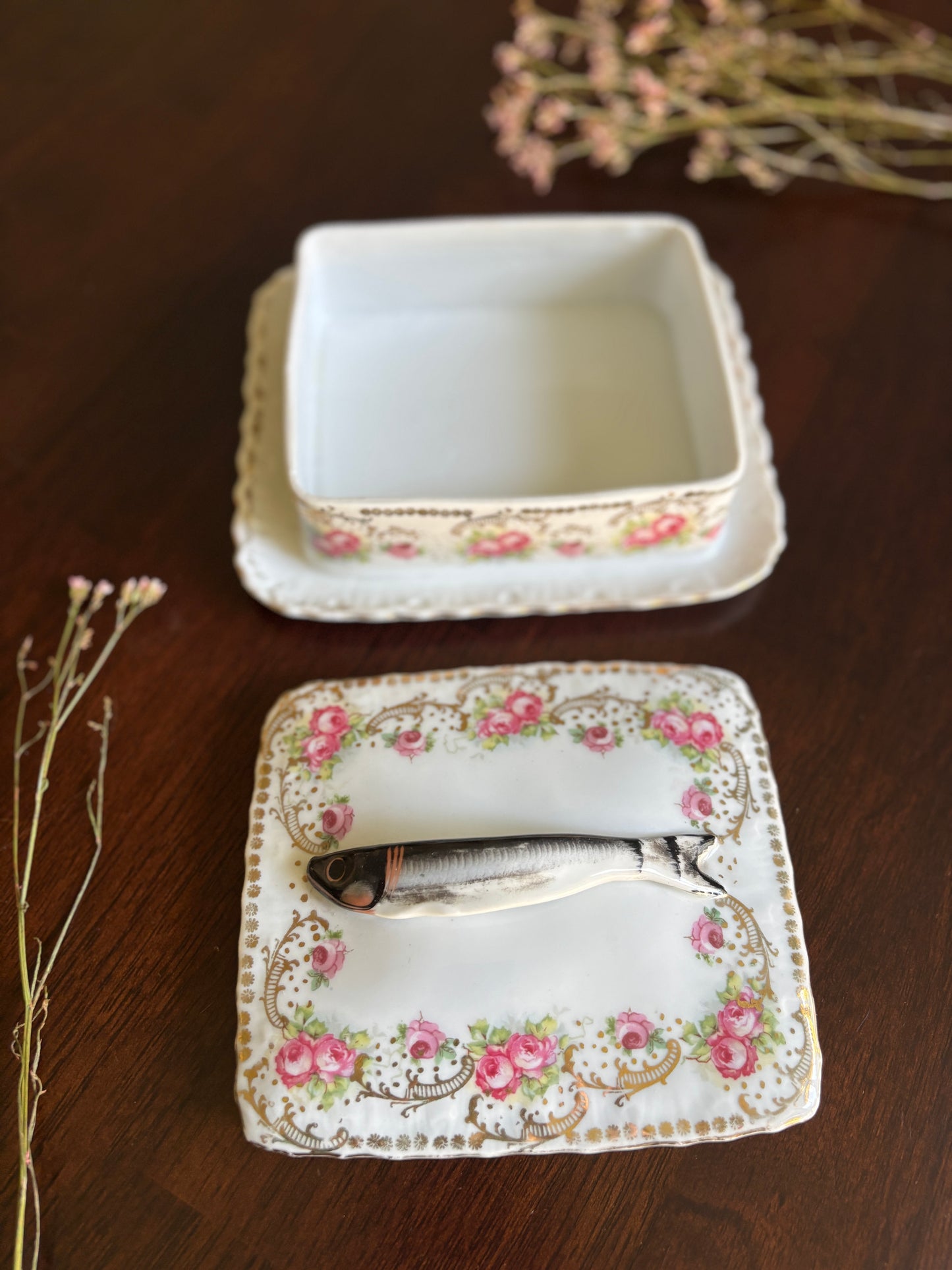 Antique sardine box