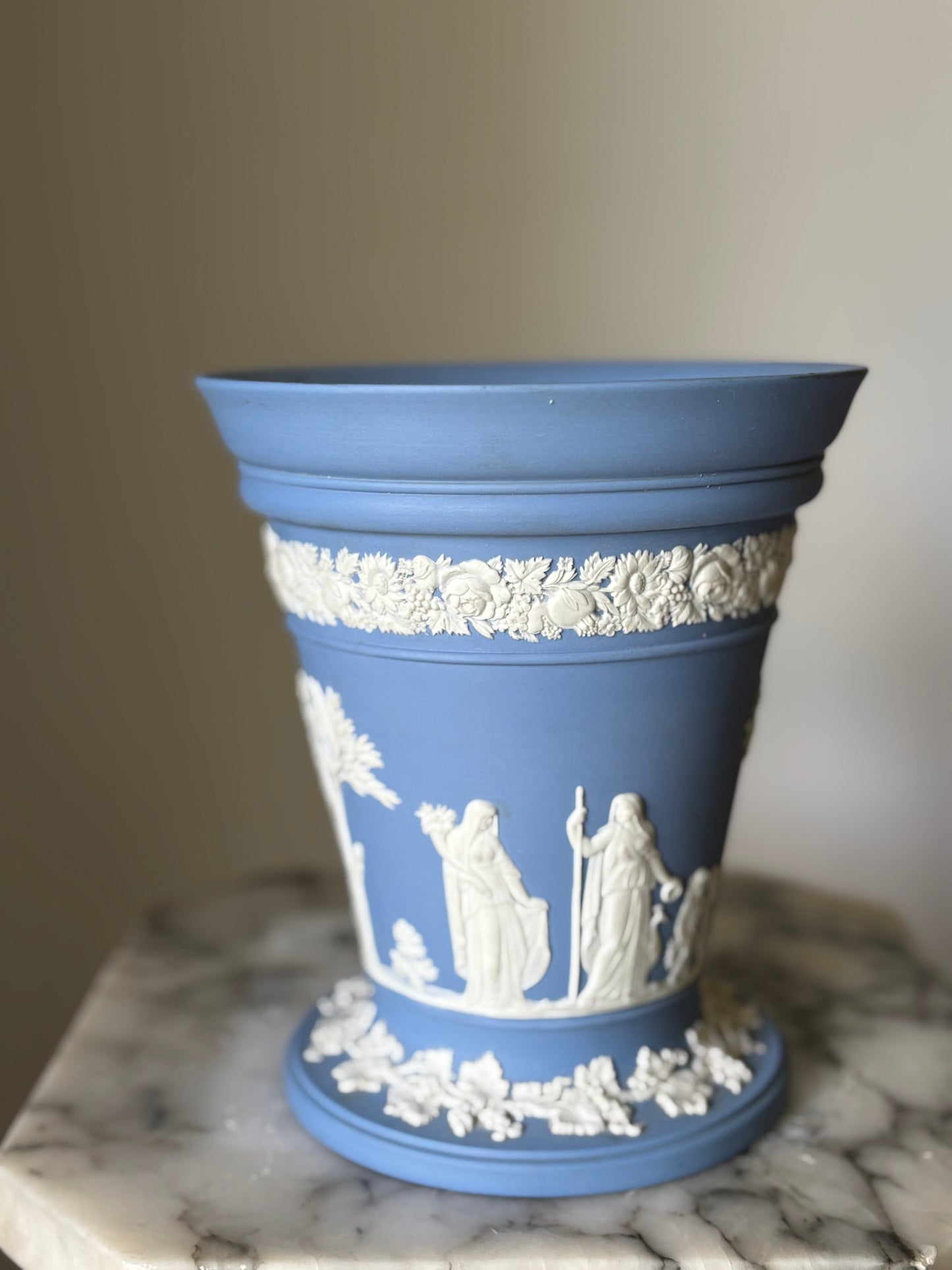 Vintage Wedgewood Jasperware vase