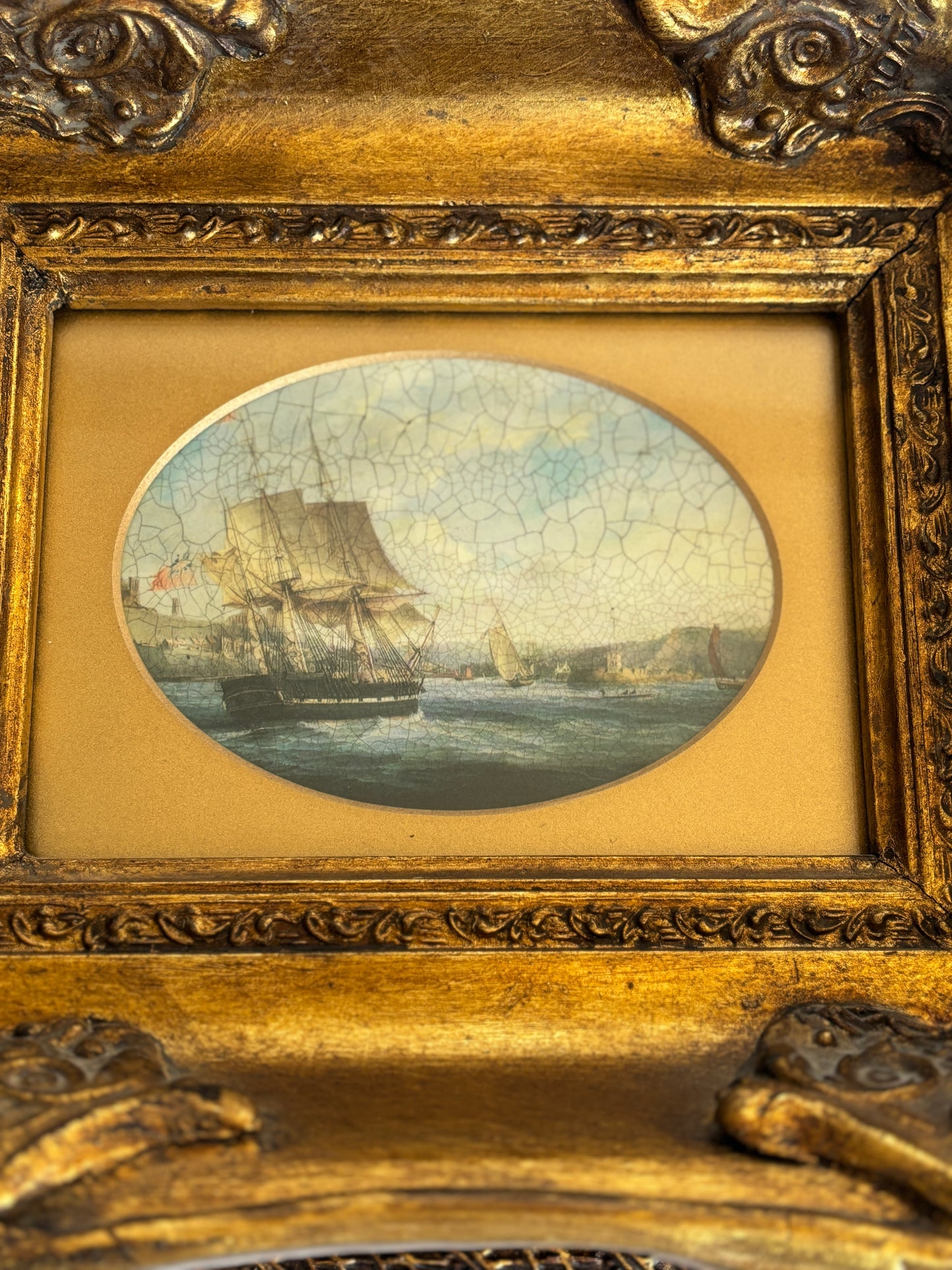Oil painting on board