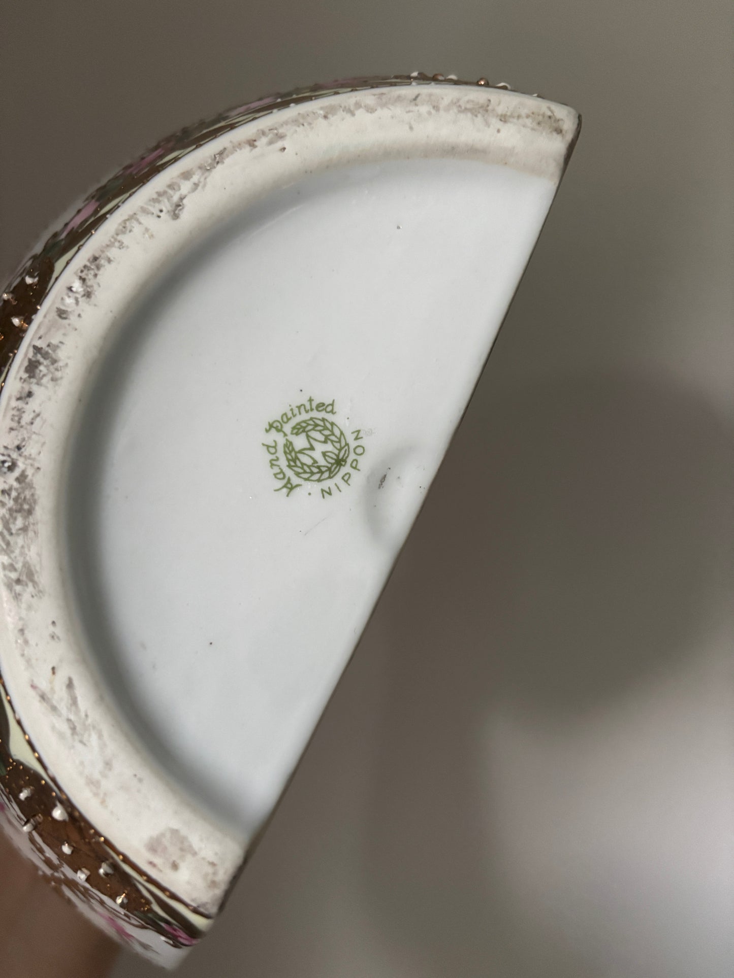 Porcelain Nippon wall pocket