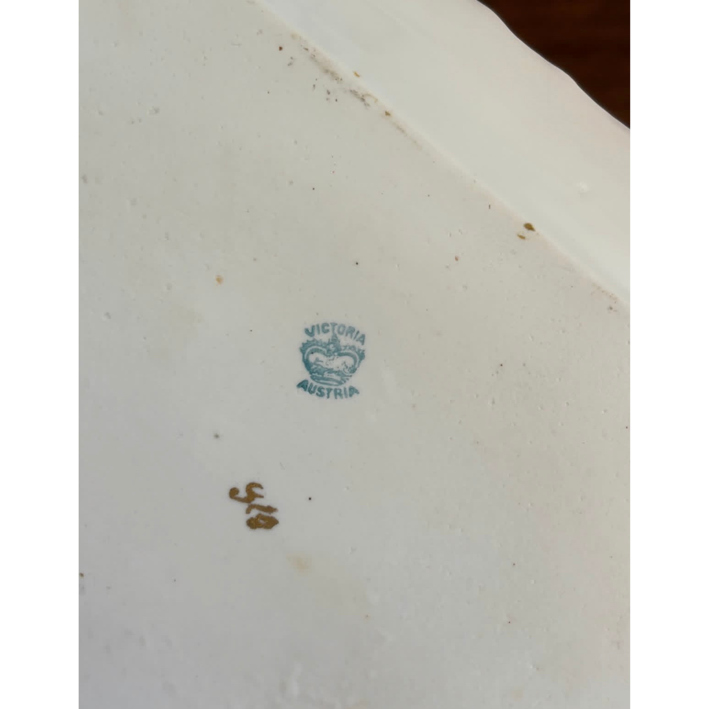 Antique porcelain sardine box