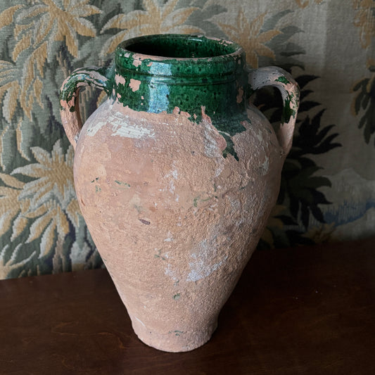 Antique terracotta olive jar