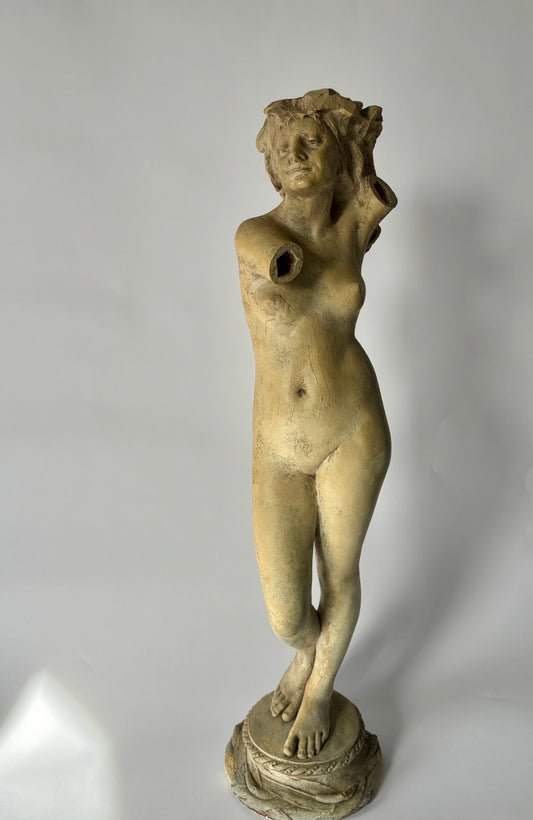 Large female statue