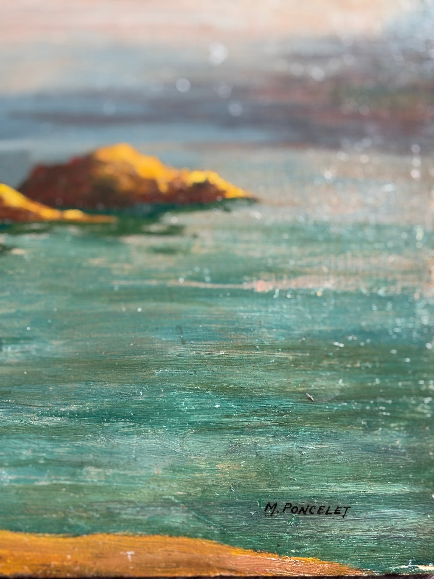 Antique oil on board