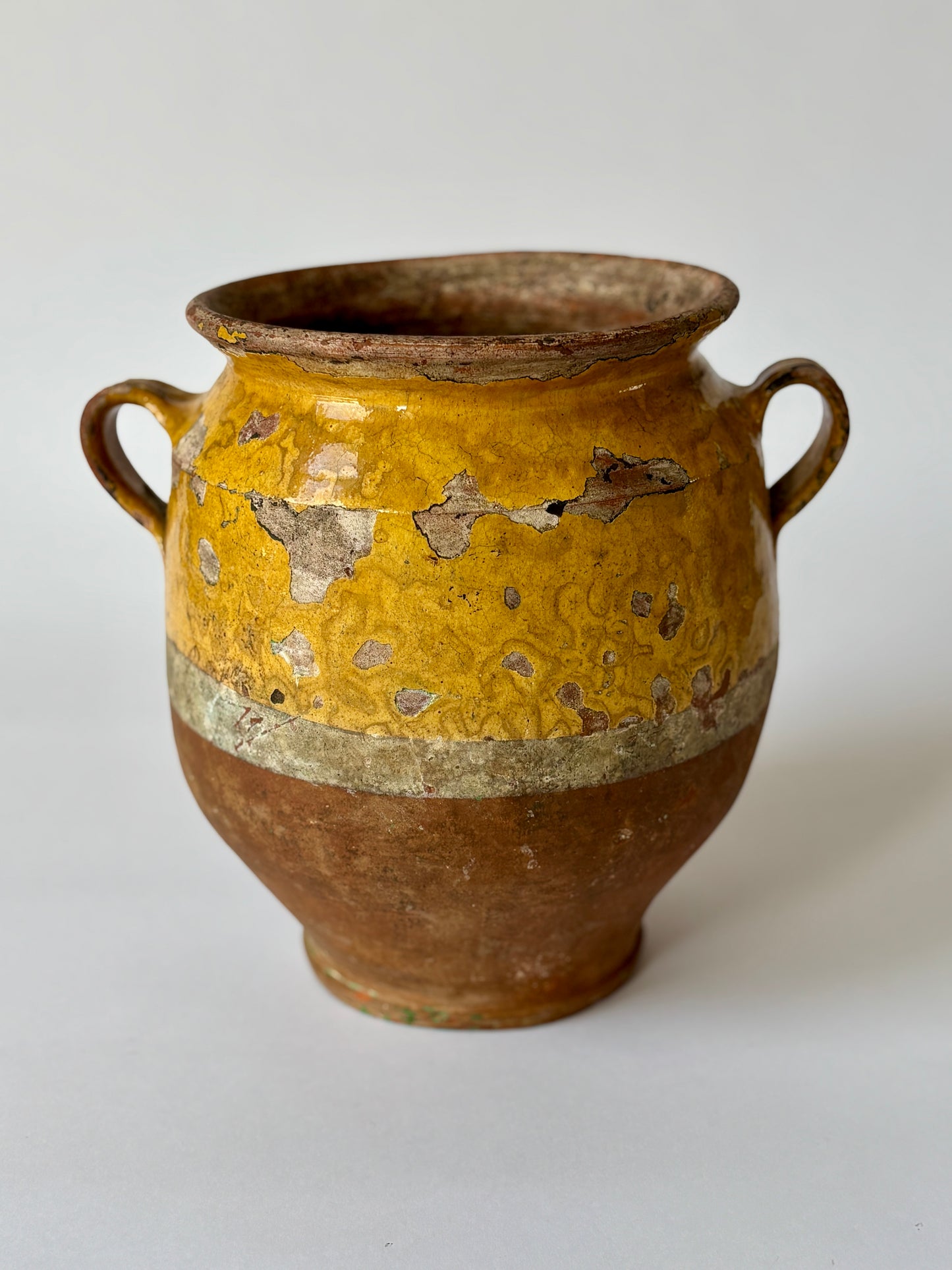 Antique French confit pot