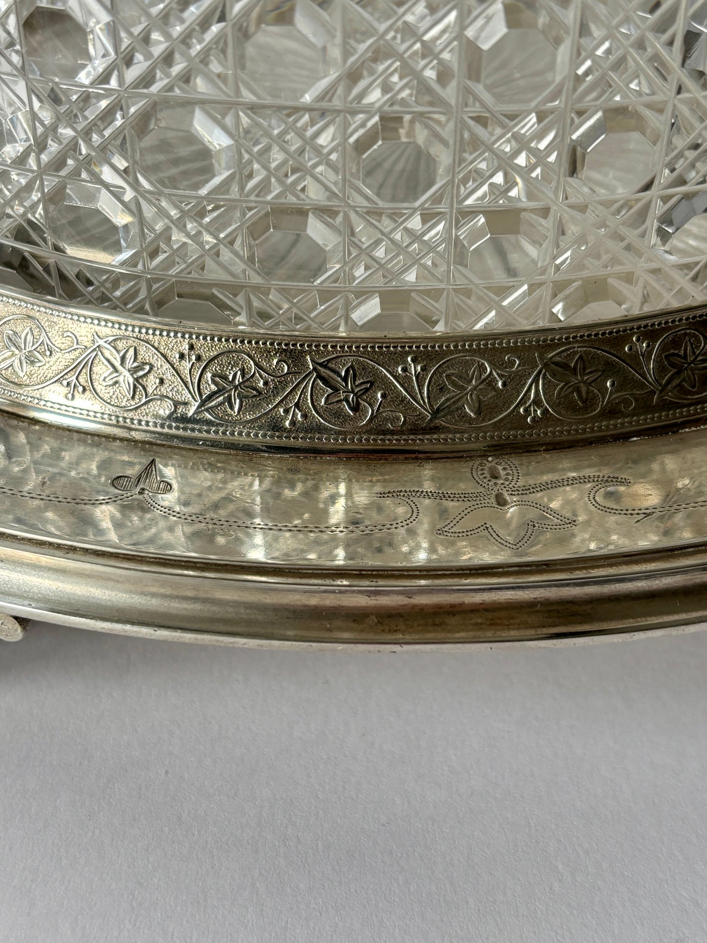 Silver plate tea caddy