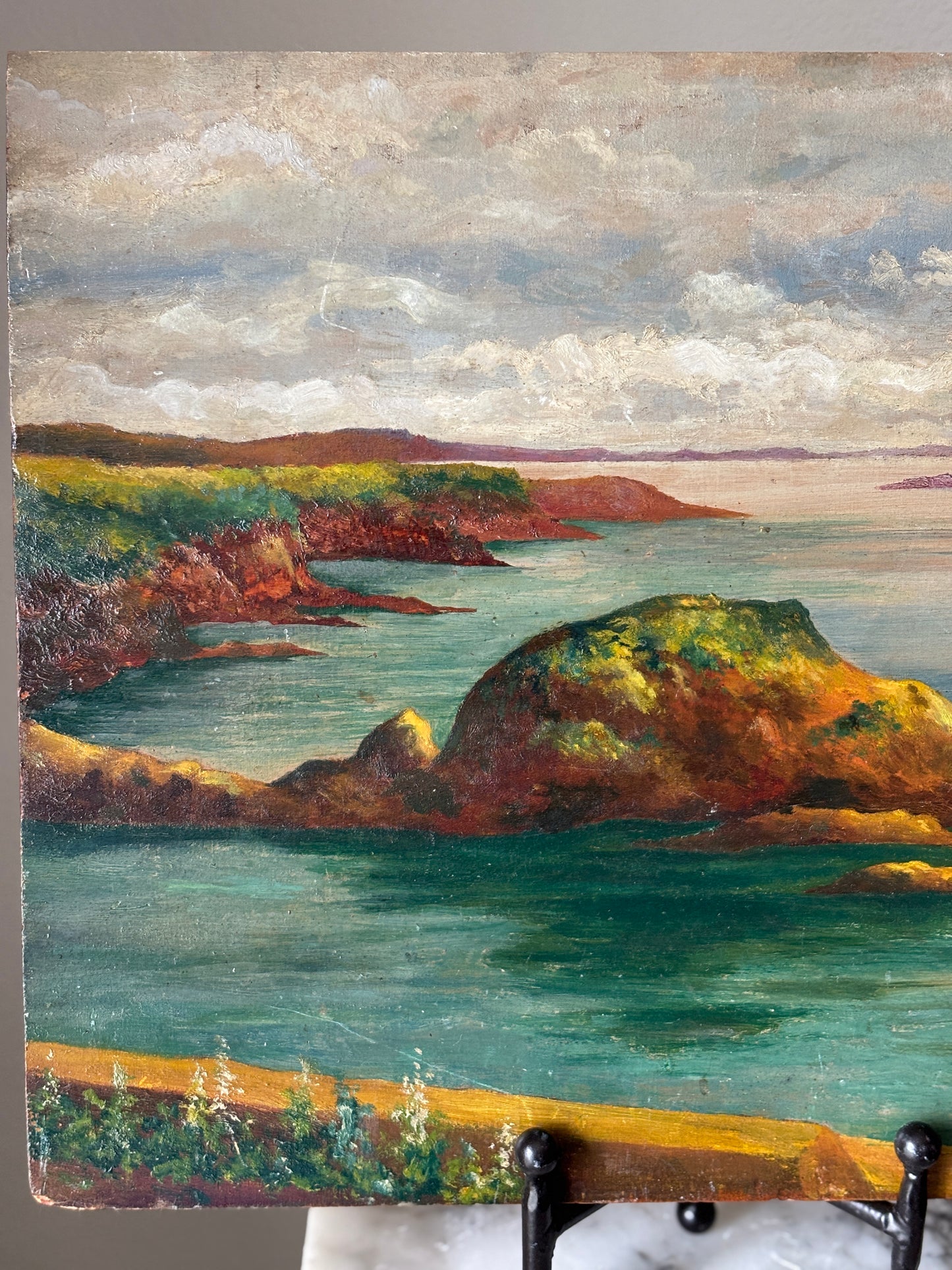 Antique oil on board