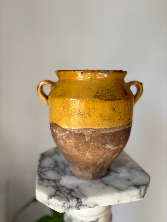 Antique French confit pot