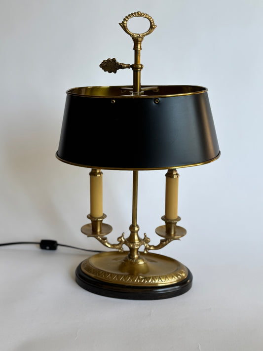 Brass bouillotte lamp