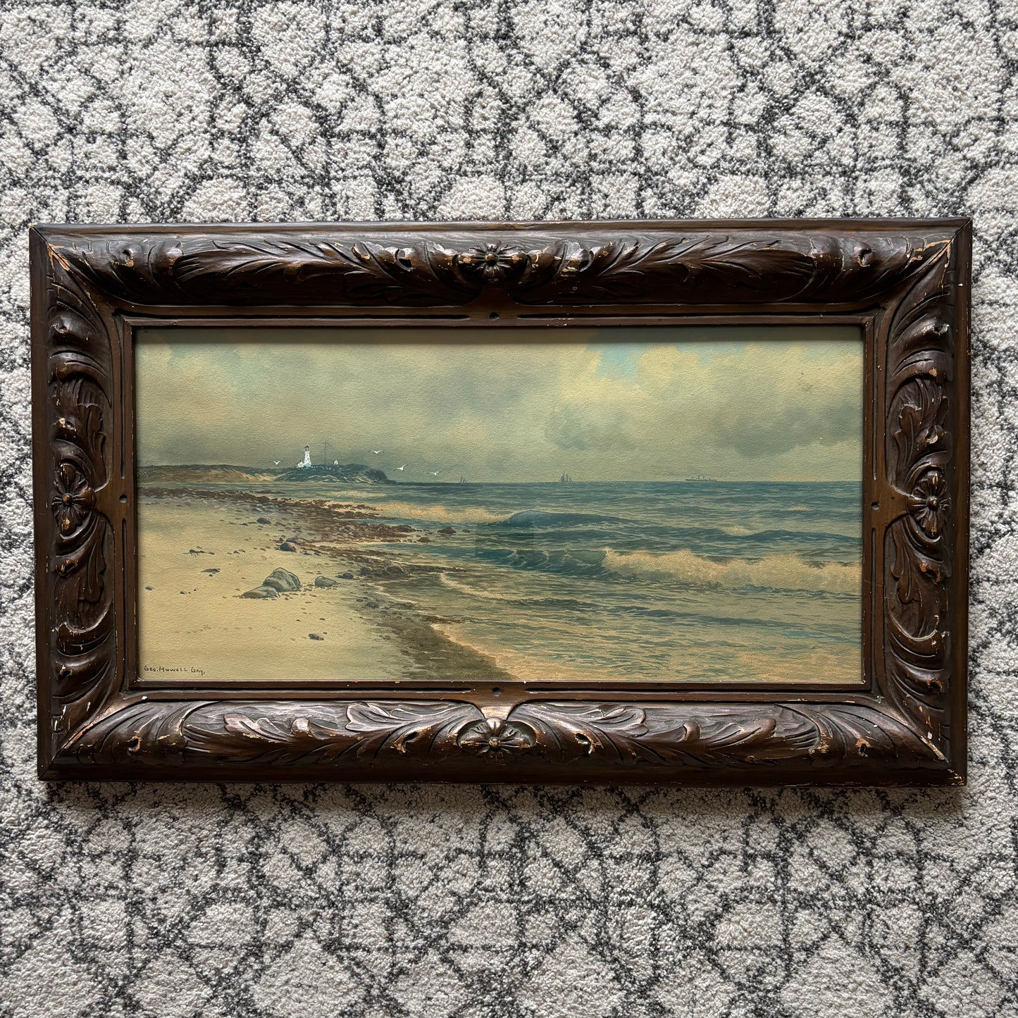 Antique watercolor