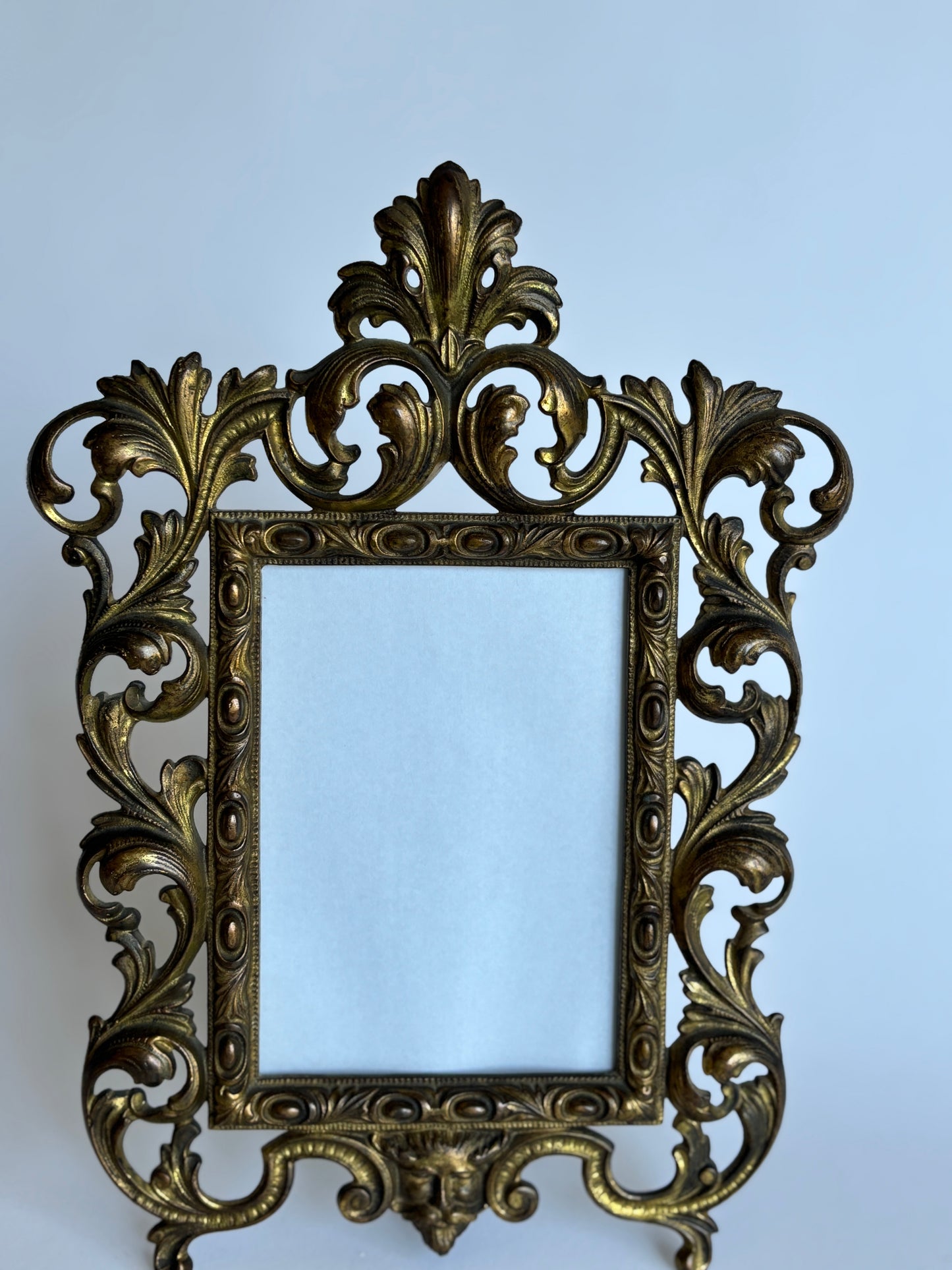 Gilt metal frame