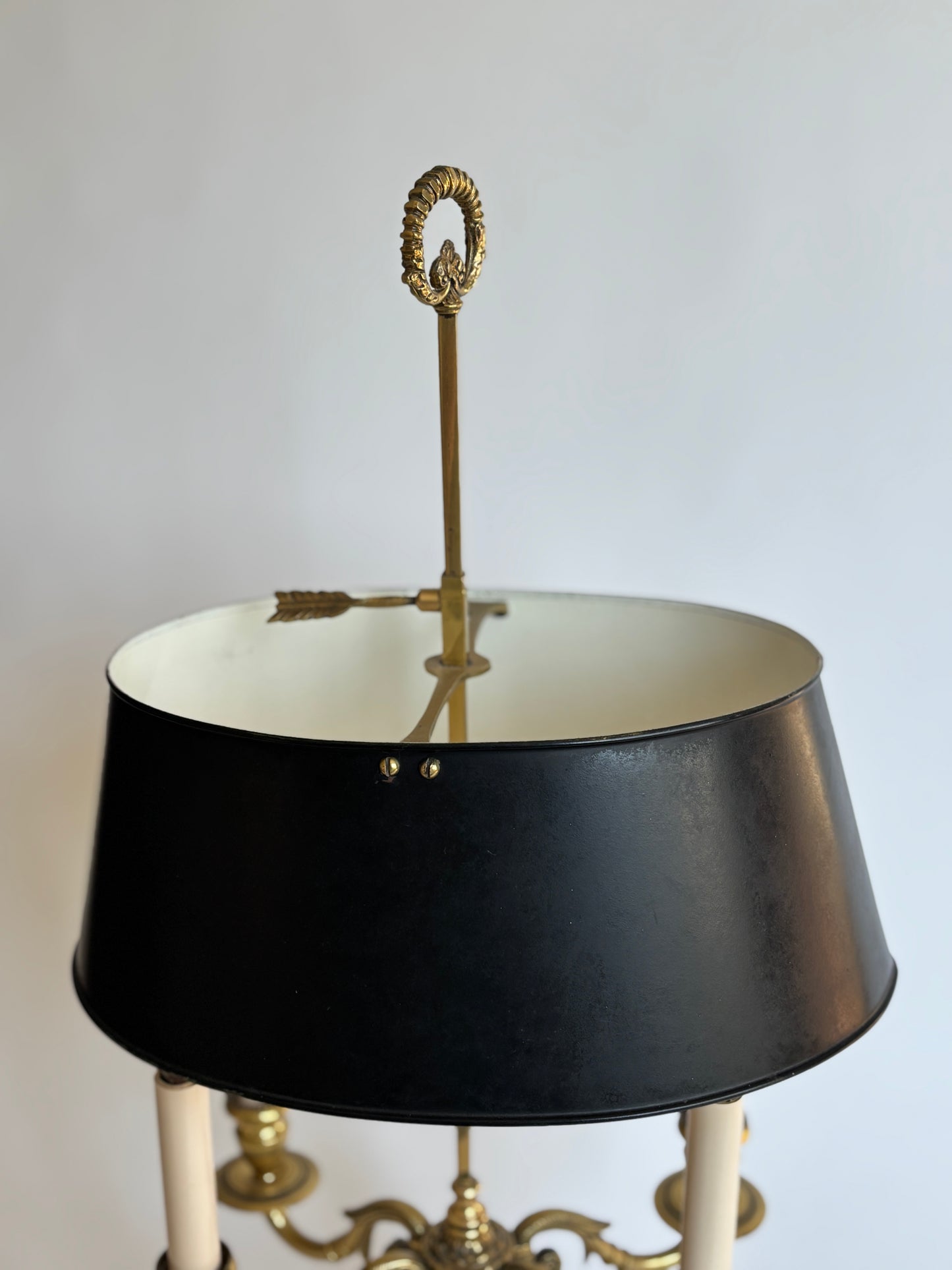 Brass bouillotte lamp