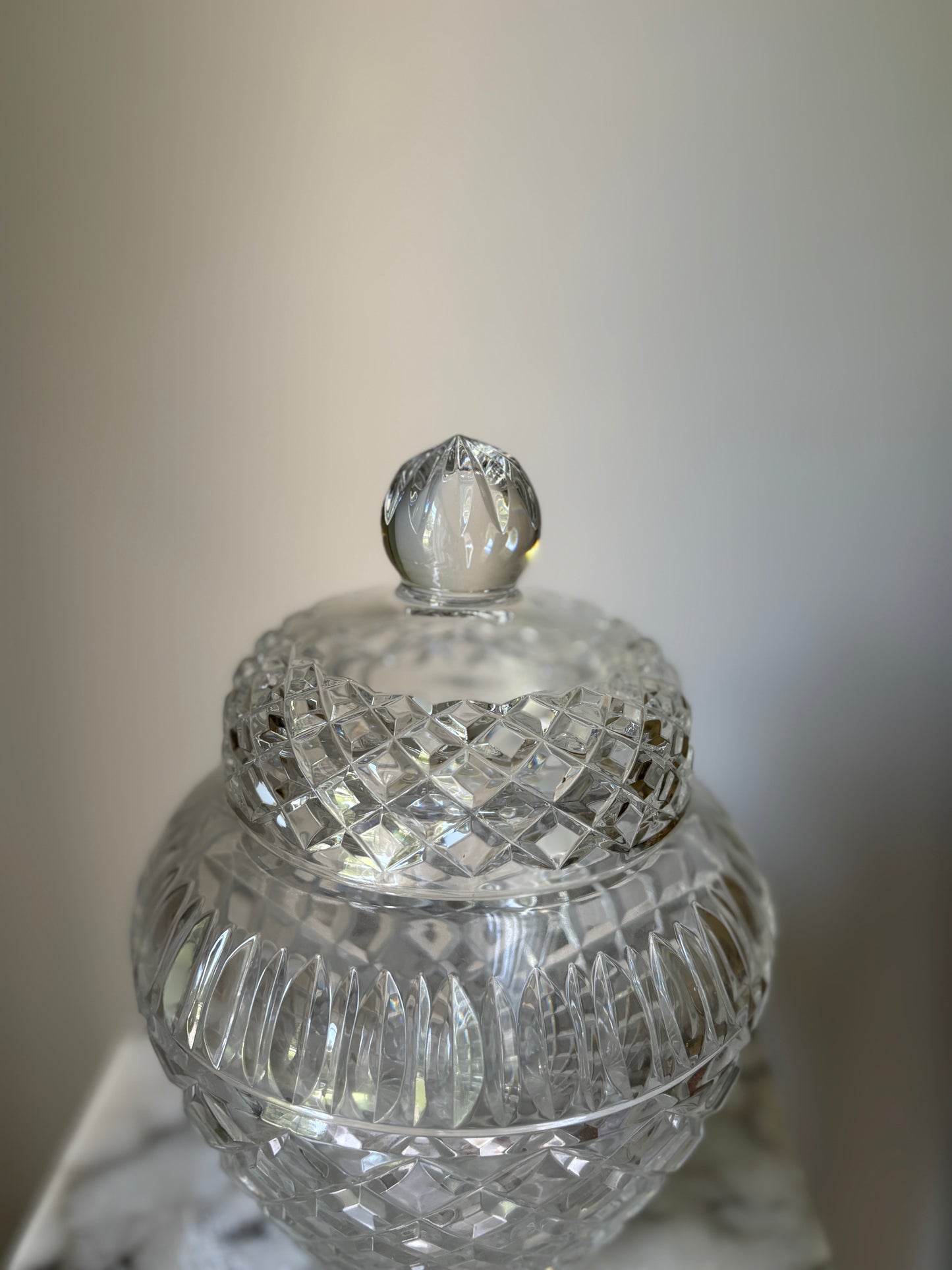 Fifth Avenue Crystal ginger jar