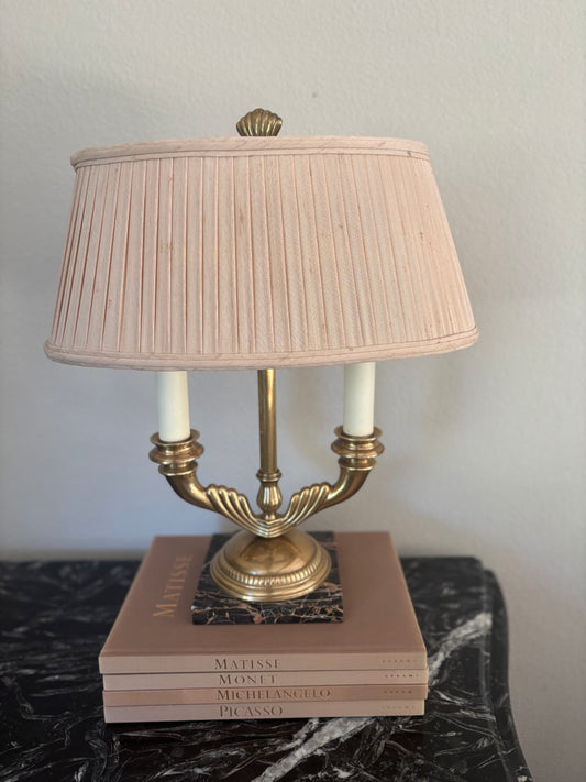 Bouillotte lamp w/ shade