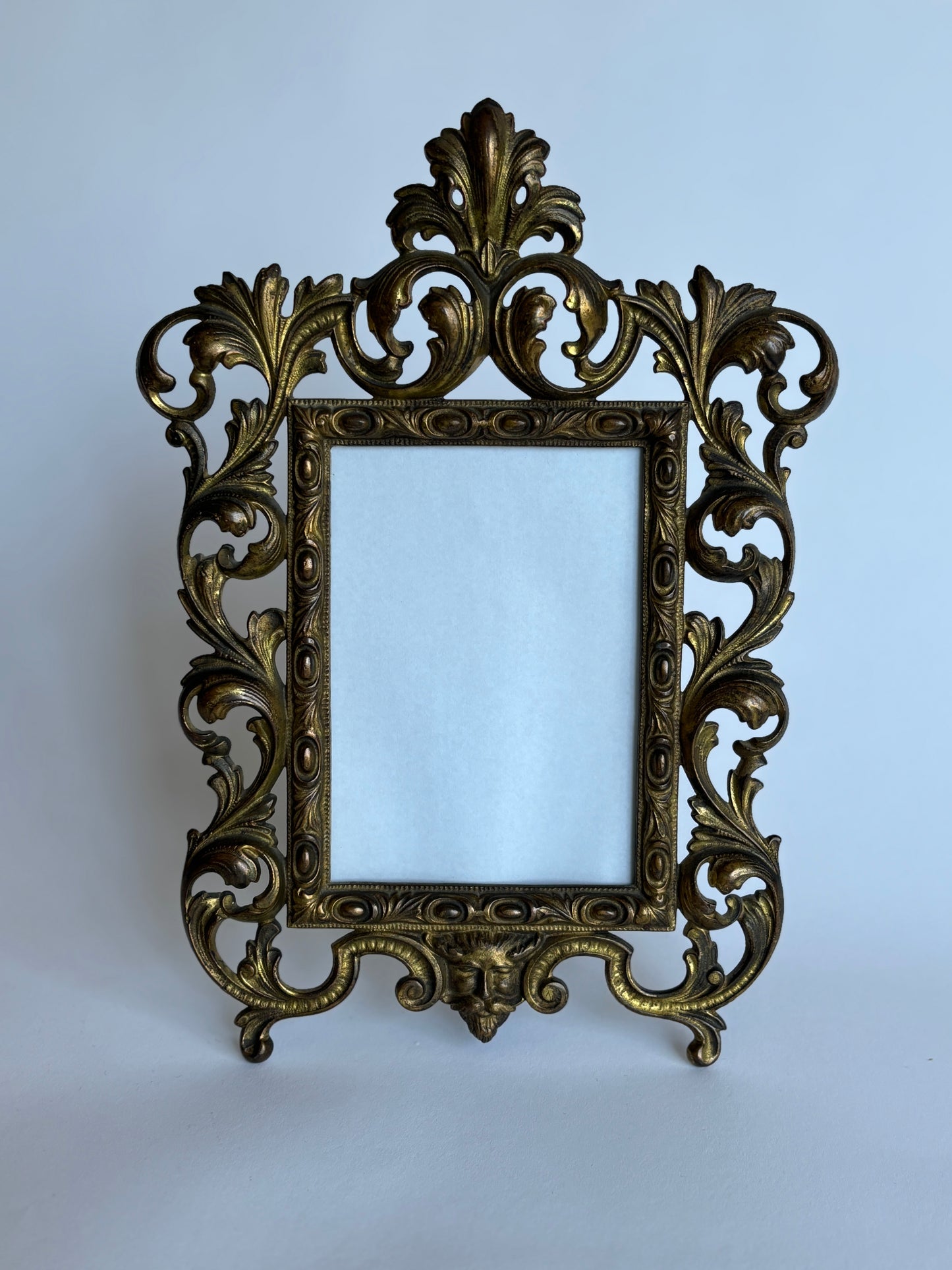 Gilt metal frame