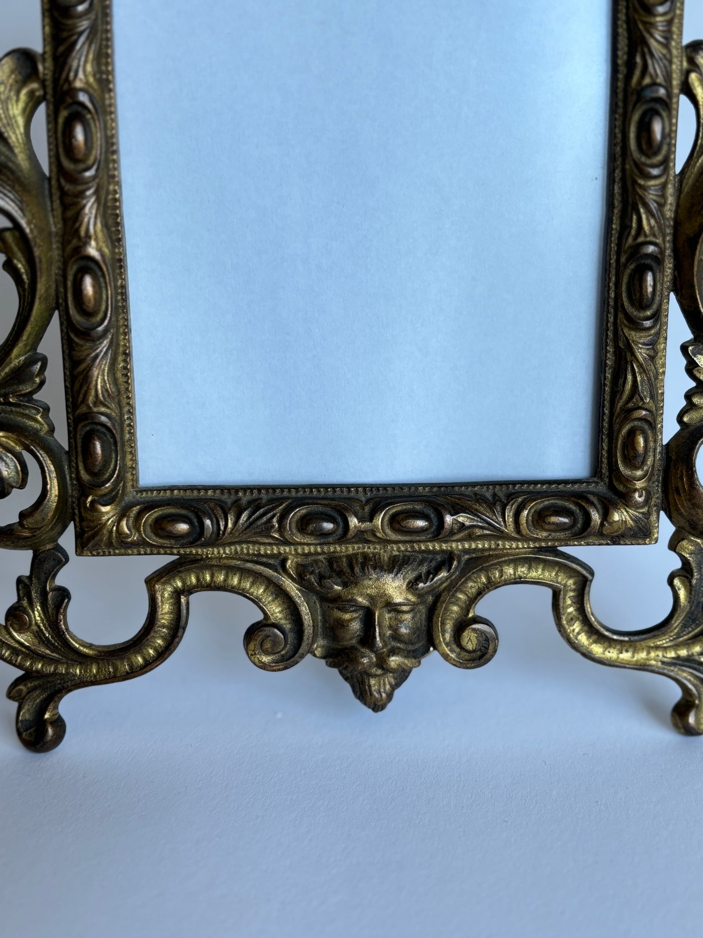 Gilt metal frame