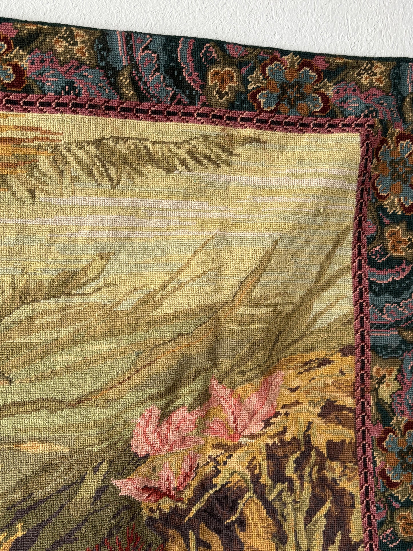 Vintage wool tapestry