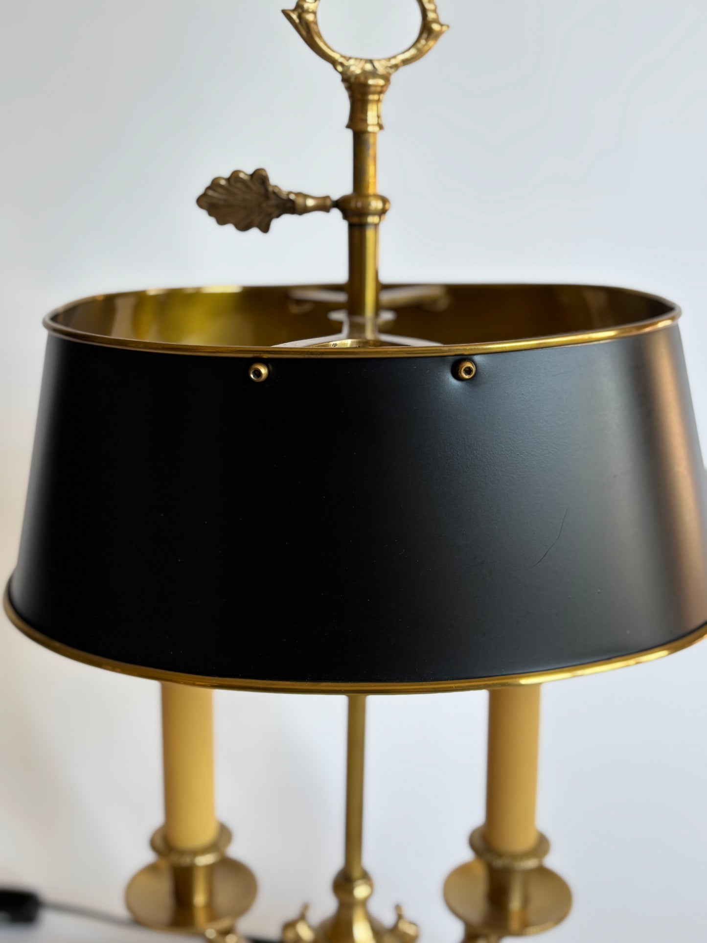 Brass bouillotte lamp