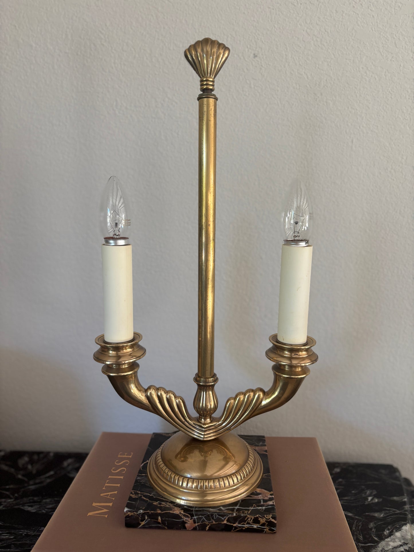 Bouillotte lamp w/ shade