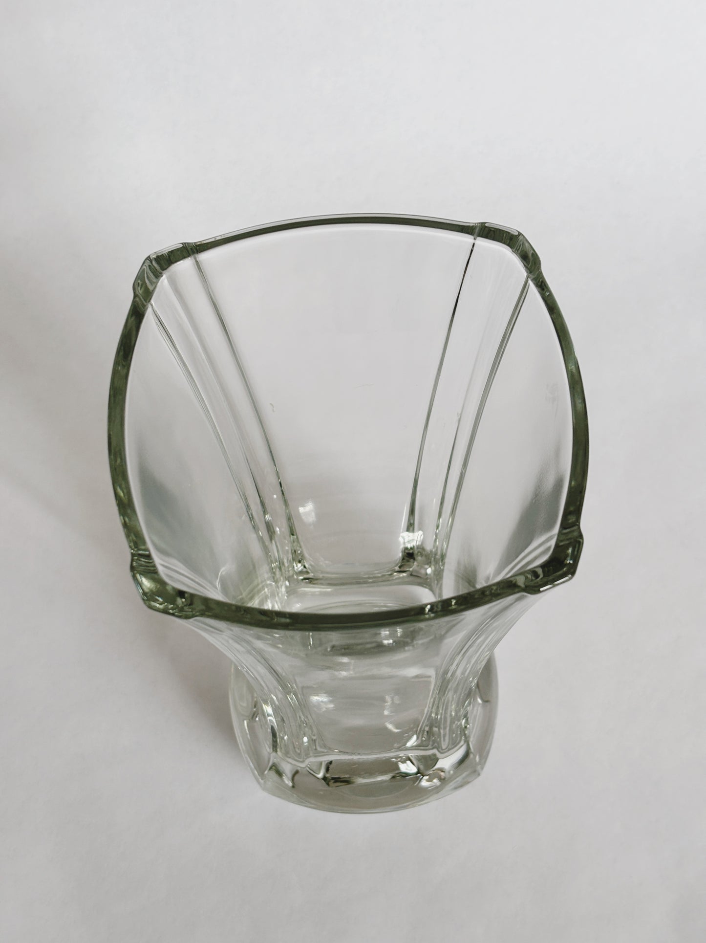 French crystal vase