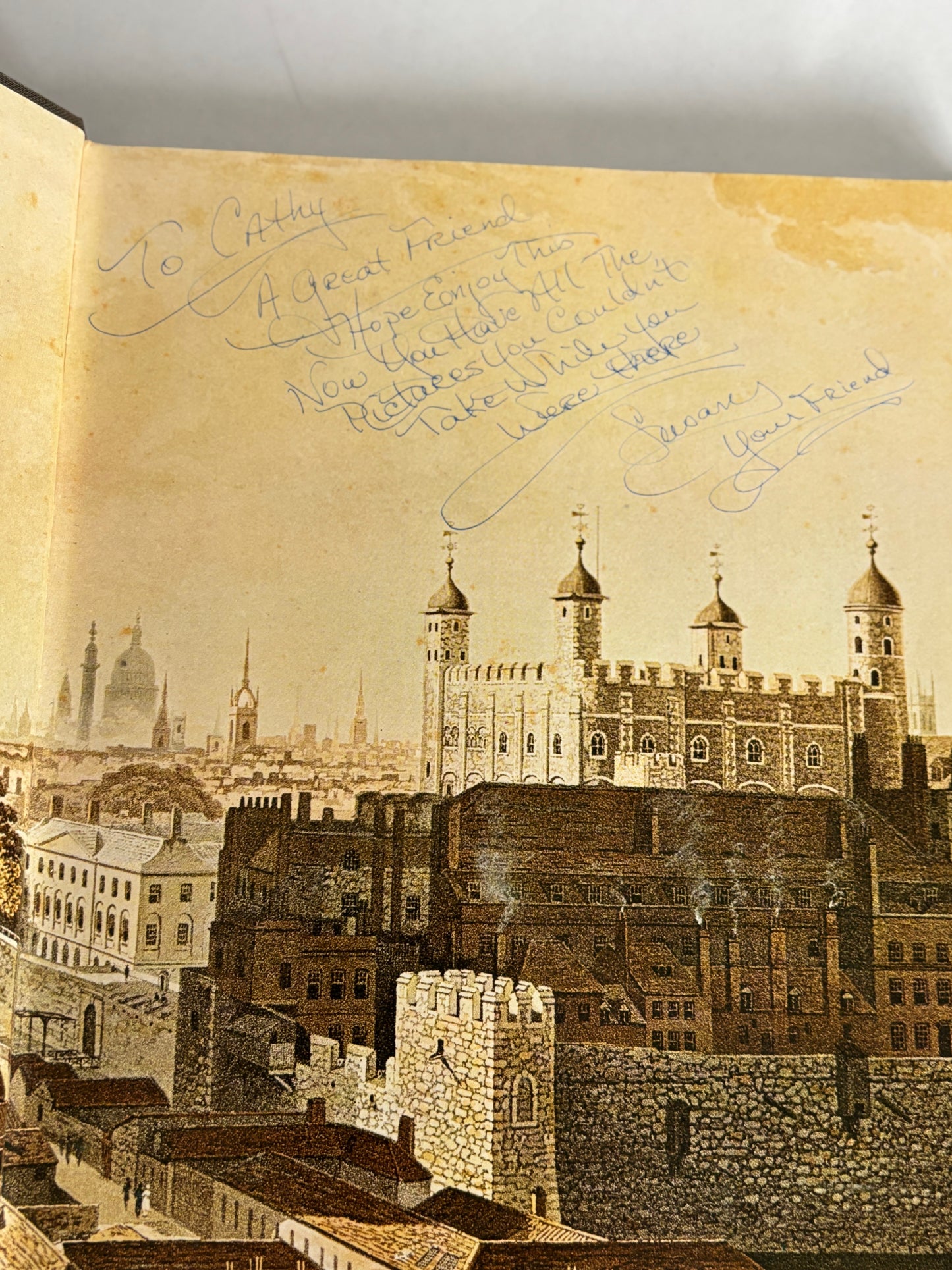 Vintage Tower of London book