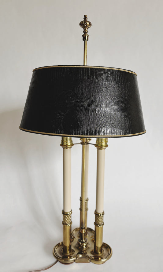 Vintage Stiffel Bouillotte brass lamp