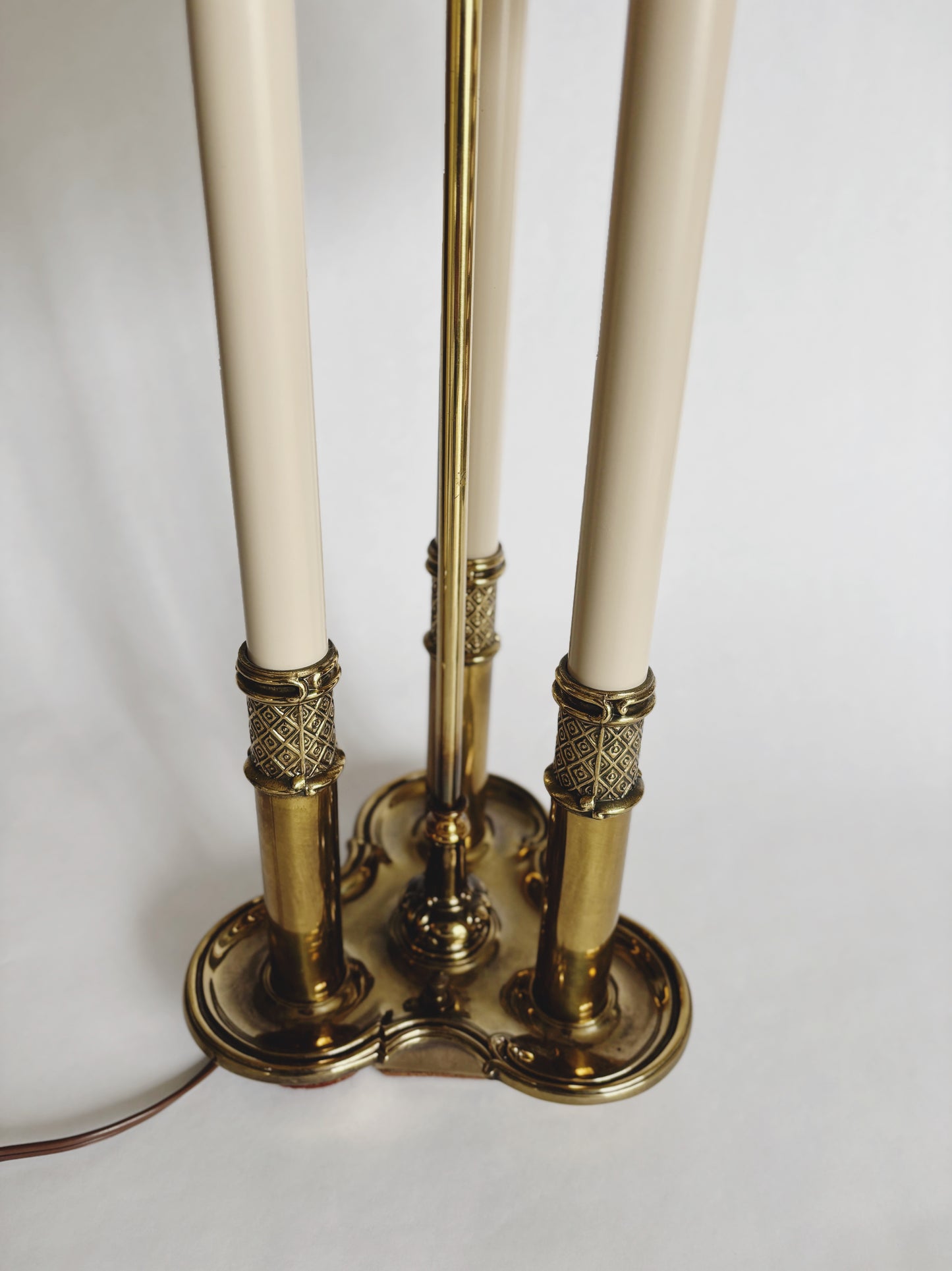 Vintage Stiffel Bouillotte brass lamp