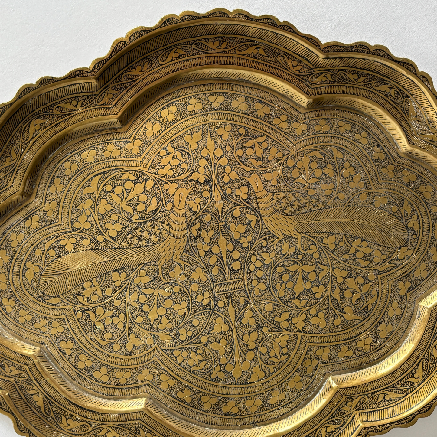 Brass etched tray