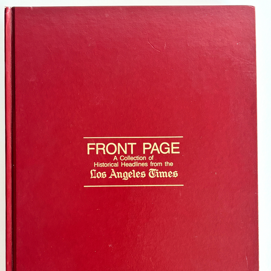 Vintage LA Times book