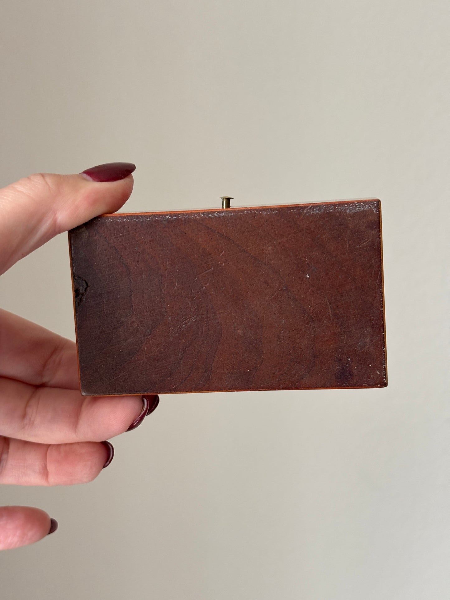 Antique Rosewood marquetry box