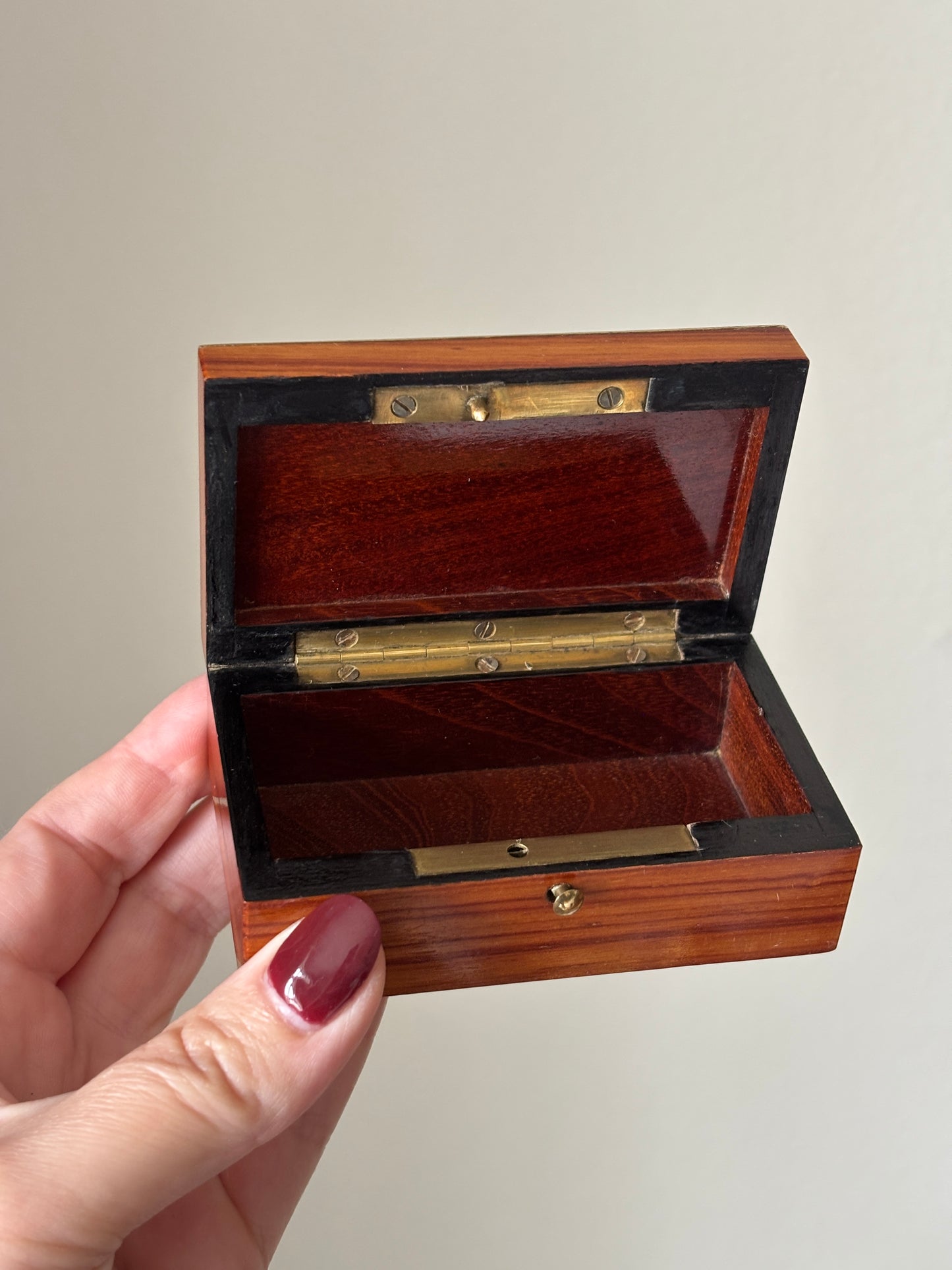 Antique Rosewood marquetry box