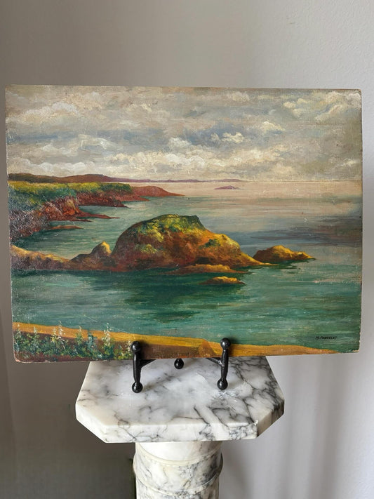 Antique oil on board