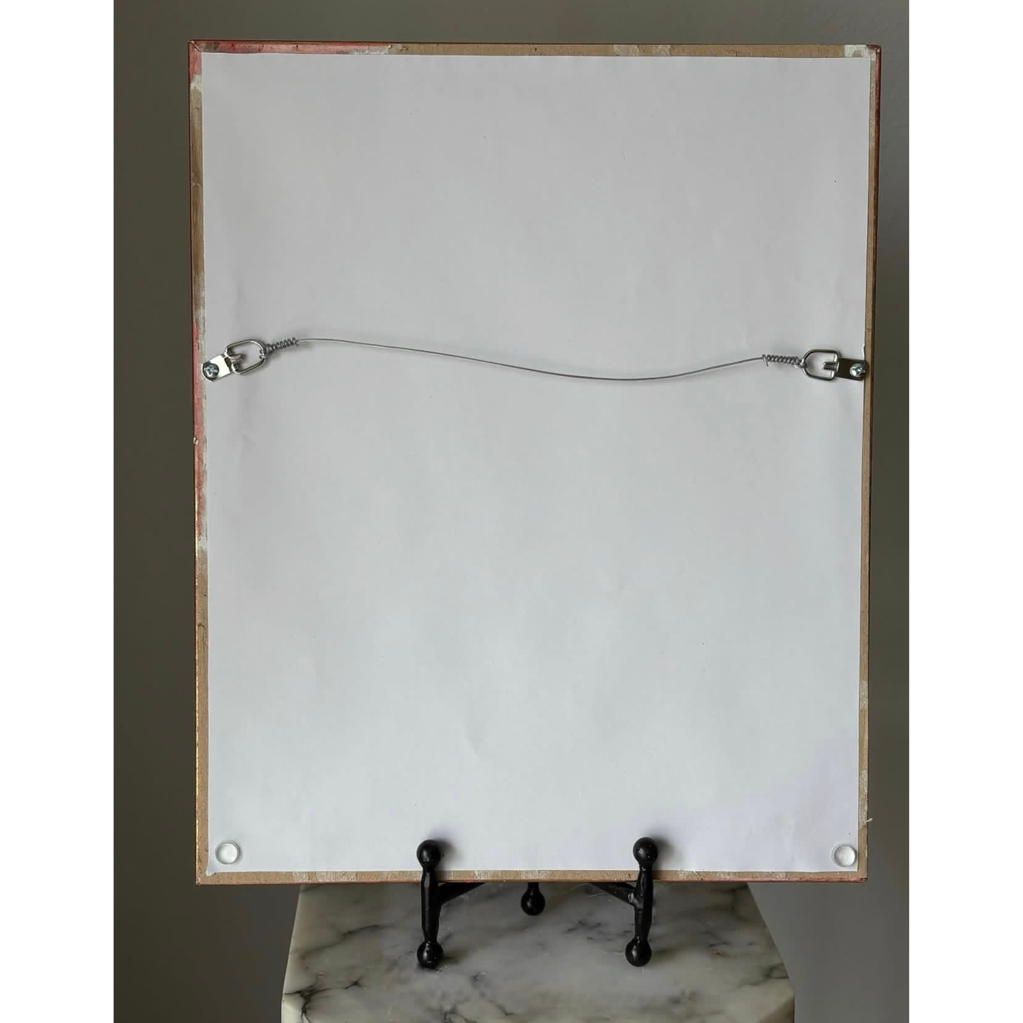 Antique French menu