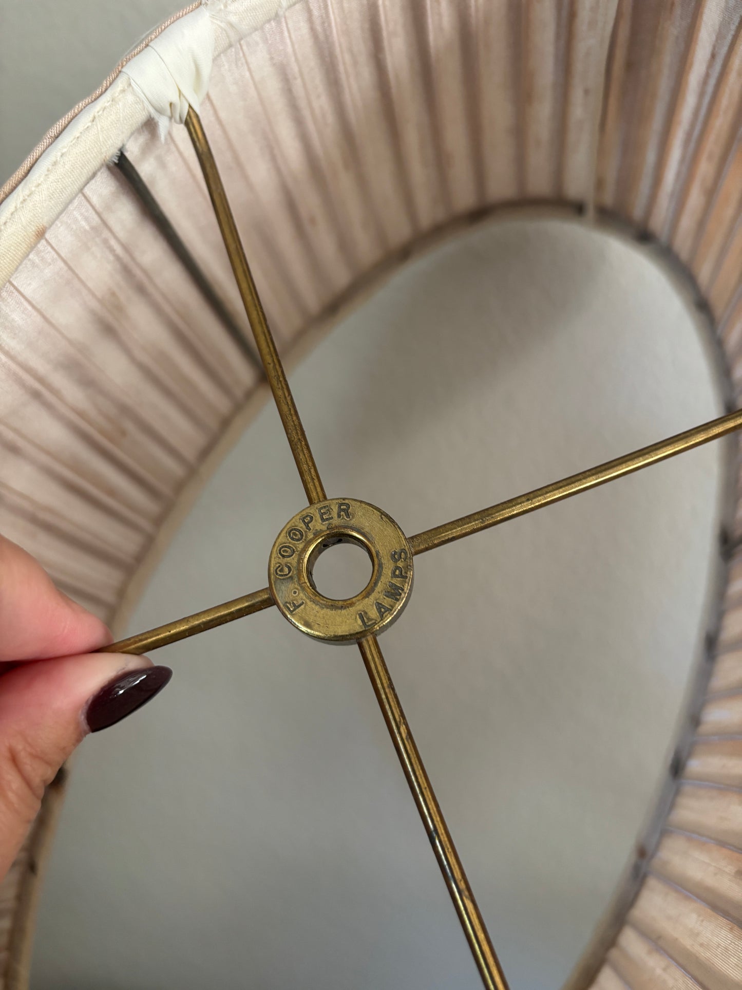 Bouillotte lamp w/ shade