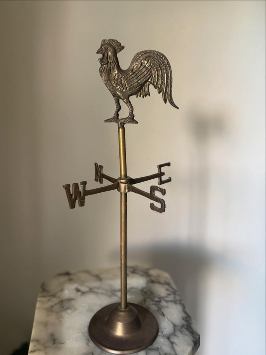 Vintage brass weathervane